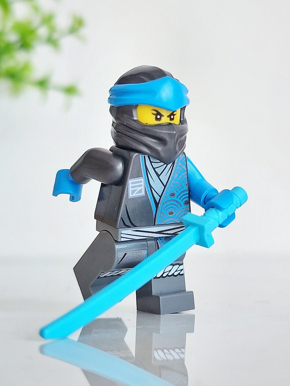 LEGO NINJAGO Nya Core Water Ninja njo0753 71759 Minifigure Sword 1.75"
